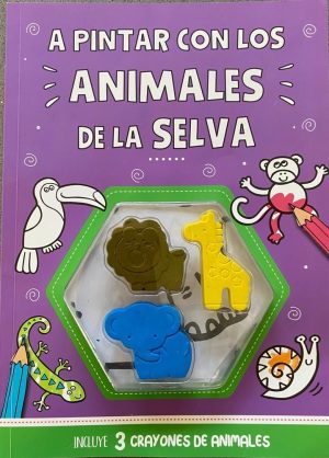 DIVERTITE PINTANDO - ANIMALES DE LA SELVA